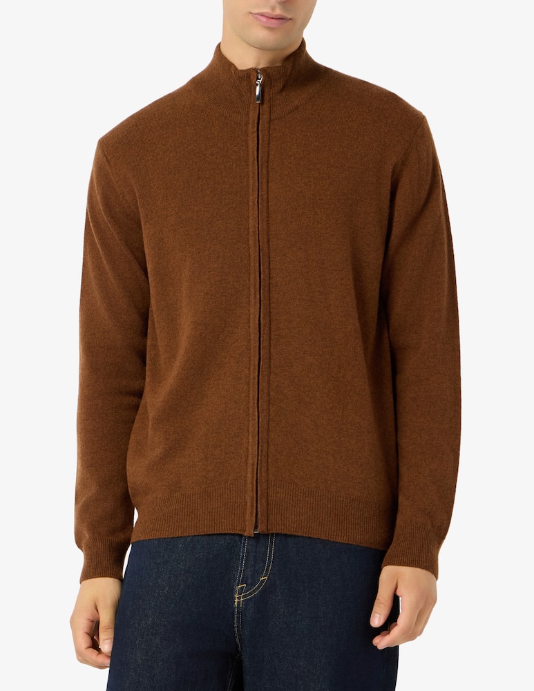 rinascente Rinascente Collection Cardigan con zip in lana d'agnello
