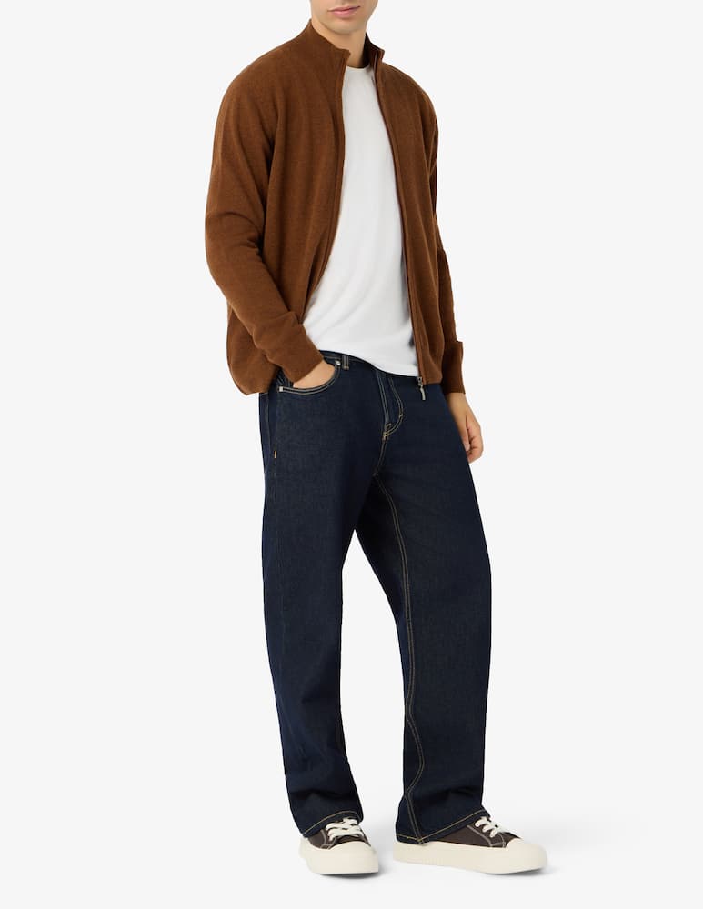 rinascente Rinascente Collection Cardigan con zip in lana d'agnello