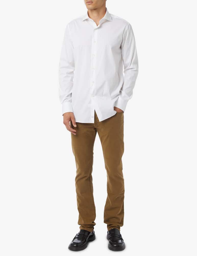 rinascente Alessandro Gherardi Popeline stretch albini shirt