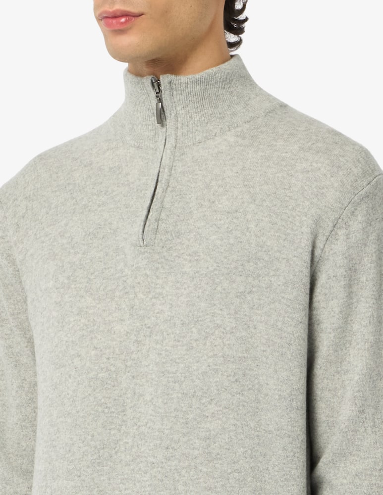 Rinascente Collection Pullover mezza zip in lana d'agnello - immagine 4 Rinascente Collection Pullover mezza zip in lana d'agnello - immagine 4
