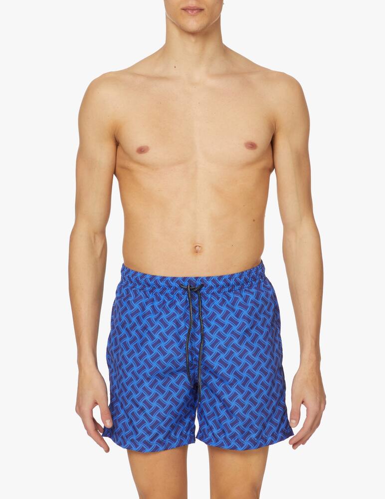 rinascente Drumohr Macro pattern swimshorts - blue