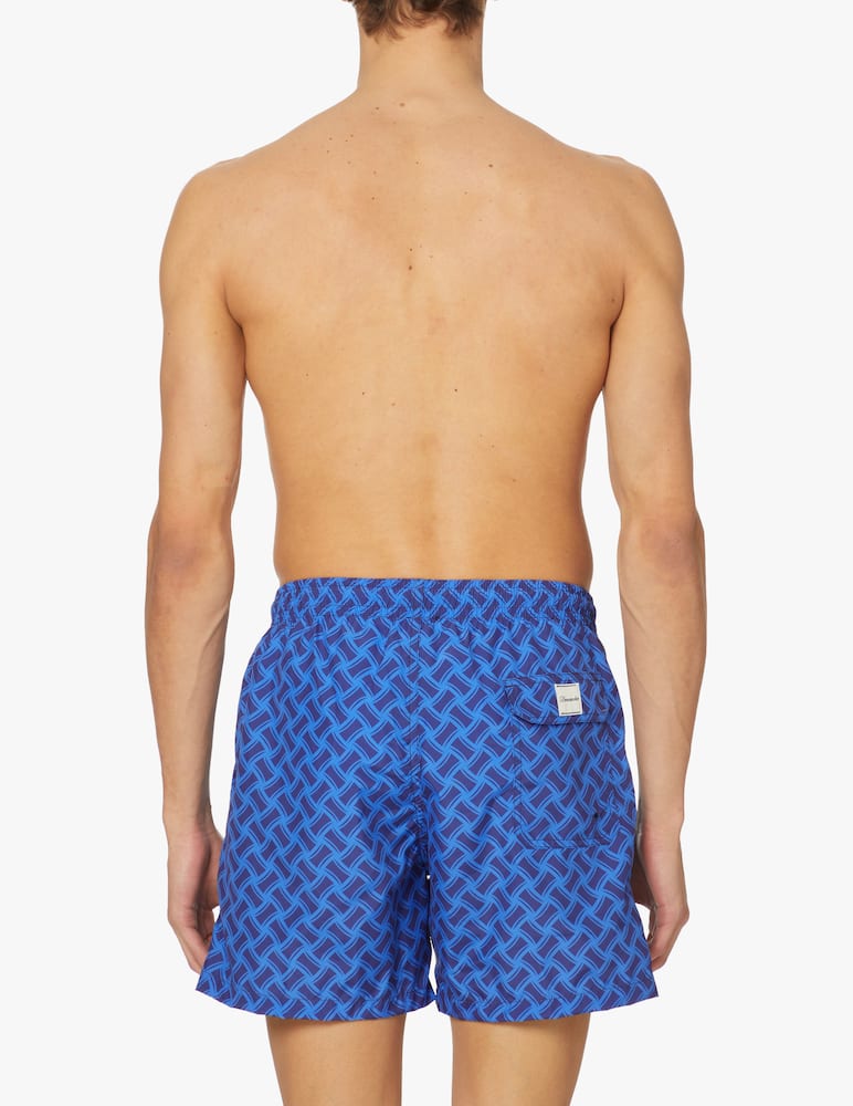 rinascente Drumohr Macro pattern swimshorts - blue