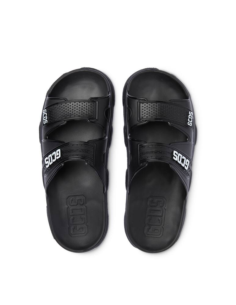 rinascente GCDS Zoccoli con logo - nero