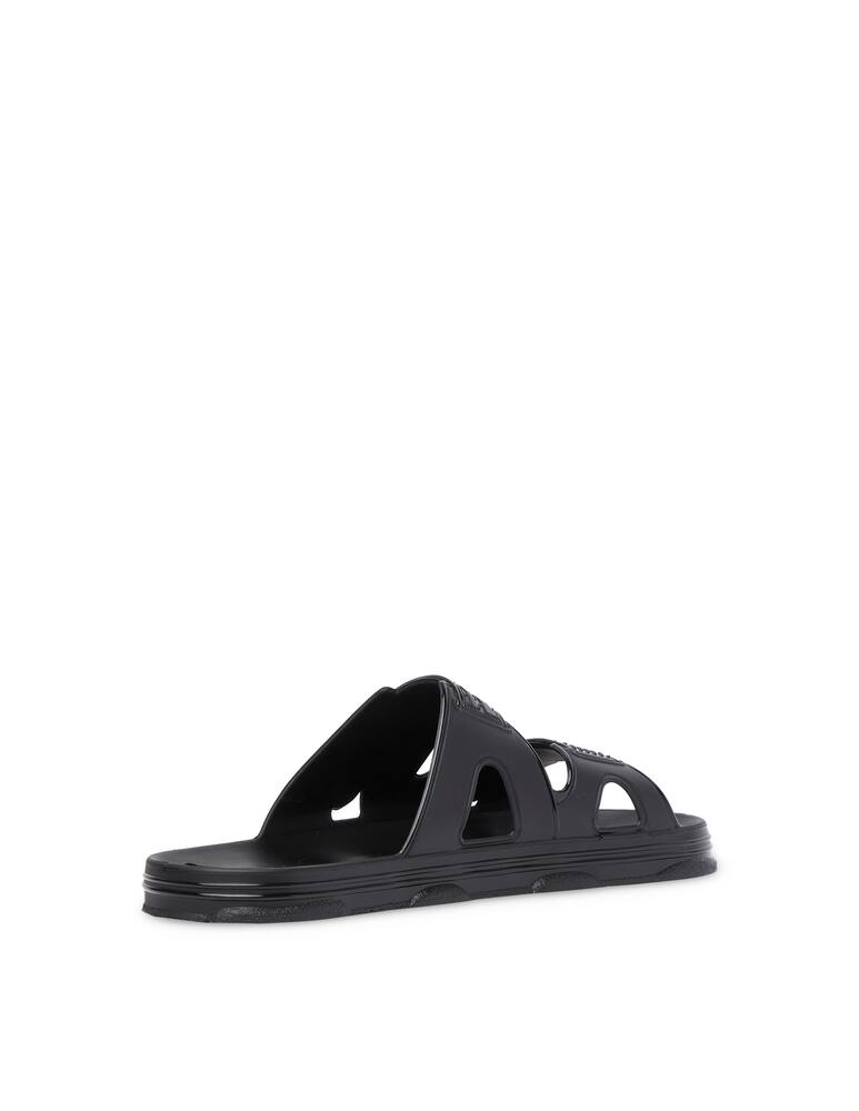 rinascente GCDS Zoccoli con logo - nero