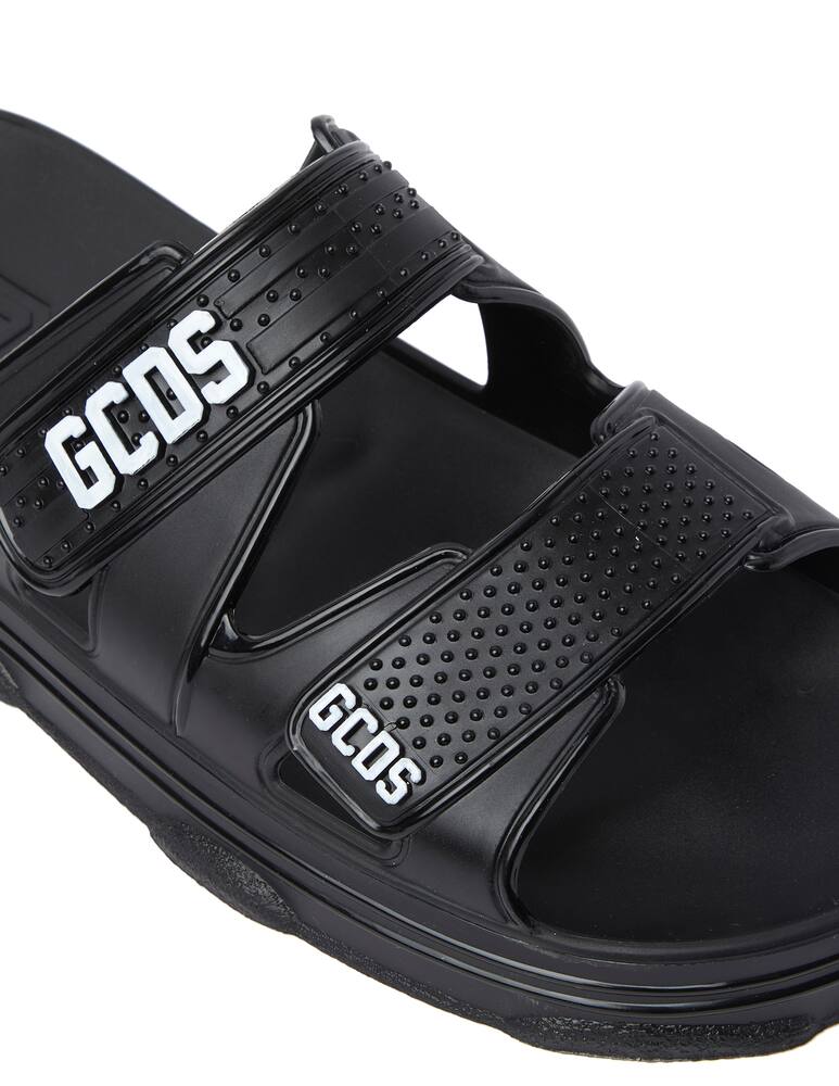 rinascente GCDS Zoccoli con logo - nero