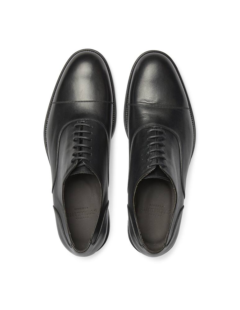 rinascente Sturlini Francesina Lucky in pelle e suola in gomma - nero