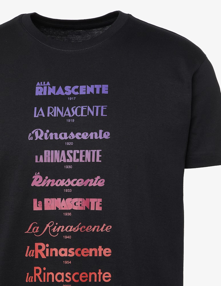 rinascente Rinascente Tshirt Evoluzione Logo Frasi Colorate