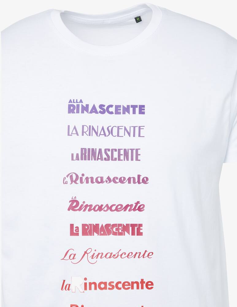 rinascente Rinascente Tshirt Evoluzione Logo Frasi Colorate