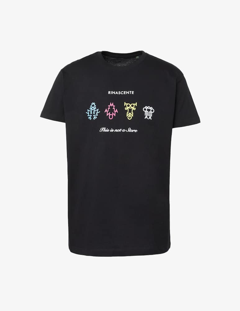 Rinascente Tshirt Con Loghi Colorati Grandi - immagine 1 Rinascente Tshirt Con Loghi Colorati Grandi - immagine 1