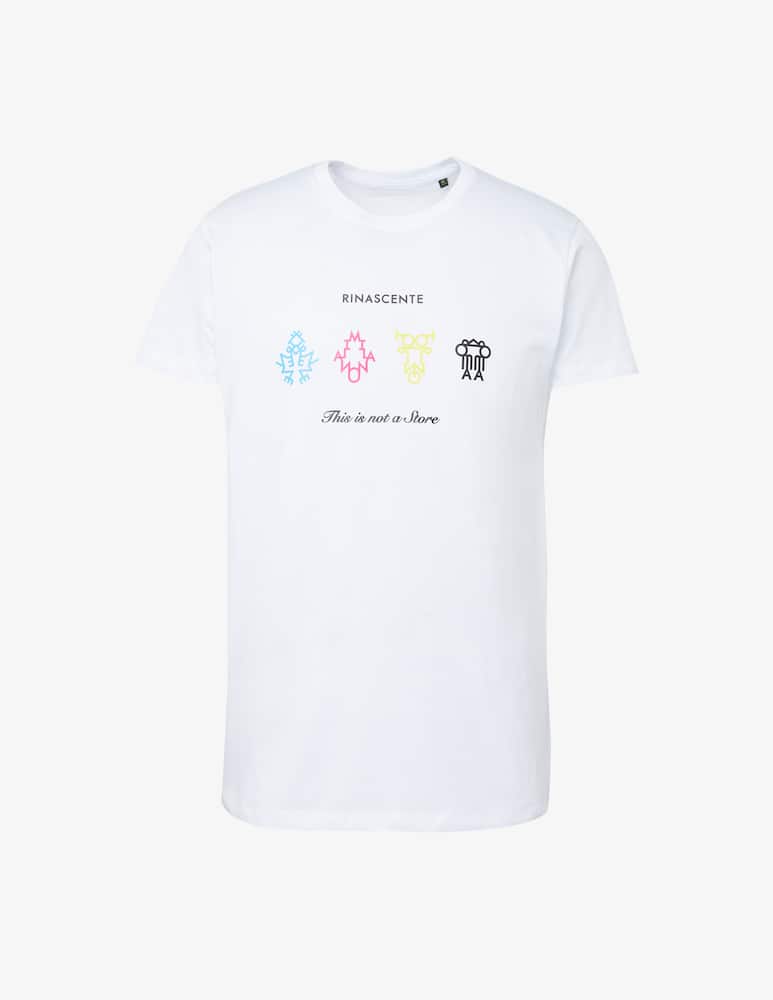 Rinascente Tshirt Con Loghi Colorati Grandi - immagine 1 Rinascente Tshirt Con Loghi Colorati Grandi - immagine 1