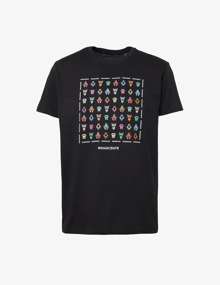 Rinascente Tshirt Con Loghi Colorati Piccoli - immagine 1 Rinascente Tshirt Con Loghi Colorati Piccoli - immagine 1