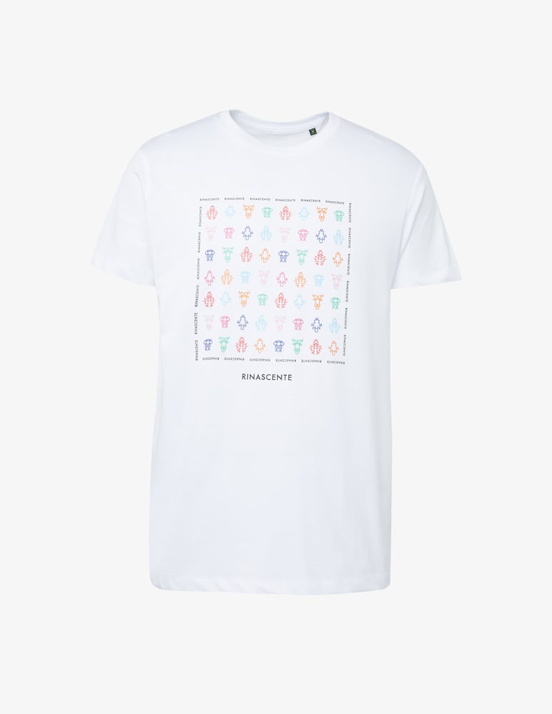 Rinascente Tshirt Con Loghi Colorati Piccoli - immagine 1 Rinascente Tshirt Con Loghi Colorati Piccoli - immagine 1
