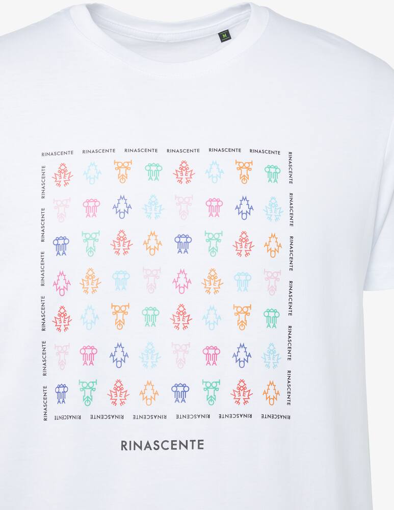 rinascente Rinascente Tshirt Con Loghi Colorati Piccoli