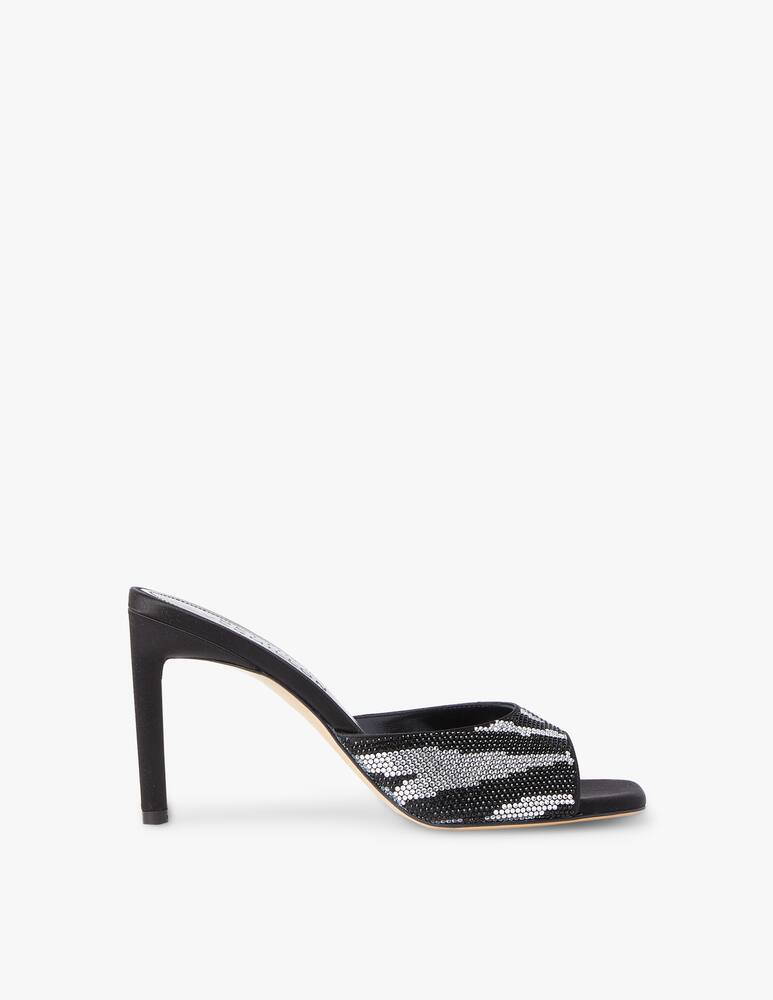 Bettina Vermillon Jane mules con stampa zebra - nero - immagine 1 Bettina Vermillon Jane mules con stampa zebra - nero - immagine 1