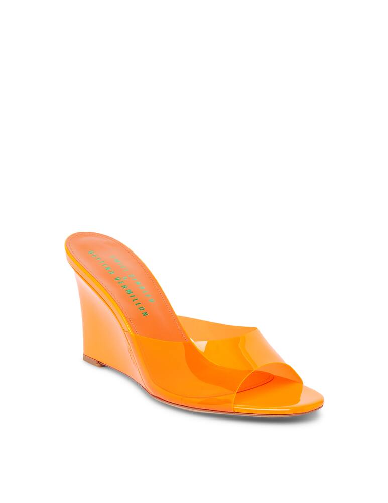 rinascente Bettina Vermillon Mule con zeppa Britney - arancione