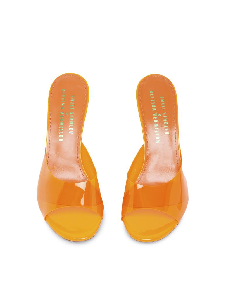 rinascente Bettina Vermillon Mule con zeppa Britney - arancione
