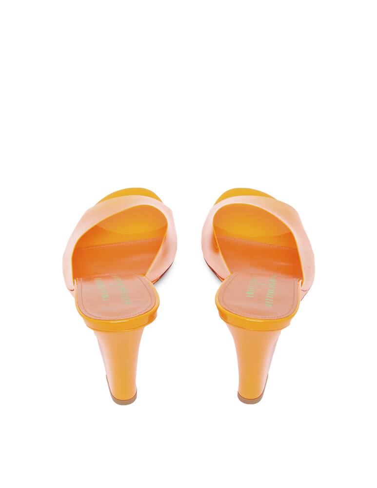 rinascente Bettina Vermillon Mule con zeppa Britney - arancione