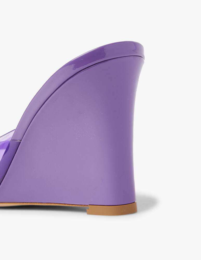 rinascente Bettina Vermillon Mule con zeppa Britney - viola