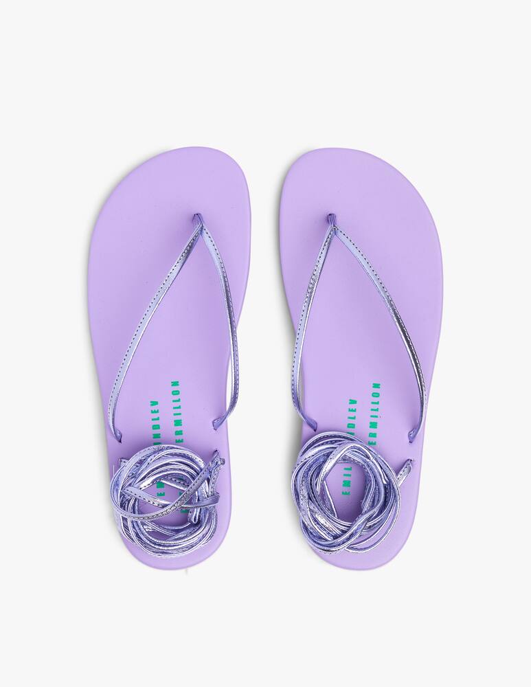 rinascente Bettina Vermillon Jenifer flip-flop - lilac