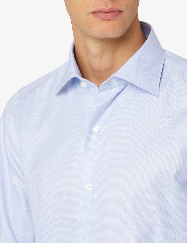 rinascente Finamore Camicia twill milano micro struttura