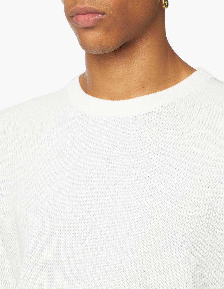 rinascente Altea Maglia girocollo manica lunga costa inglese - bianco