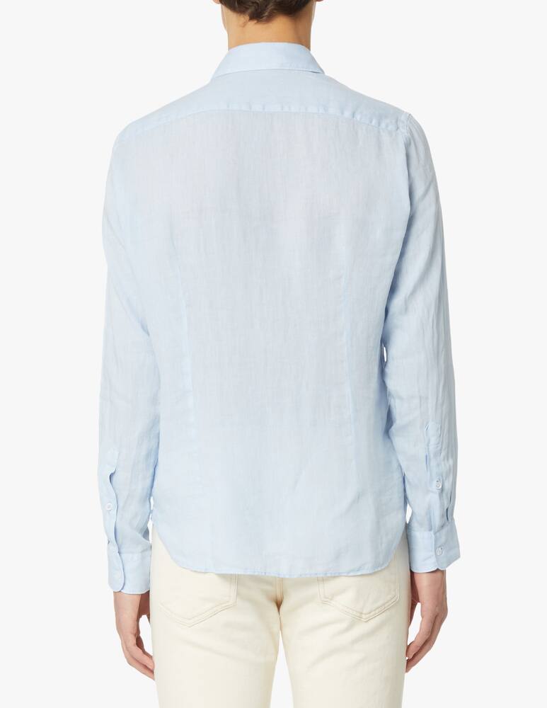 rinascente Altea Camicia manica lunga lino - azzurro