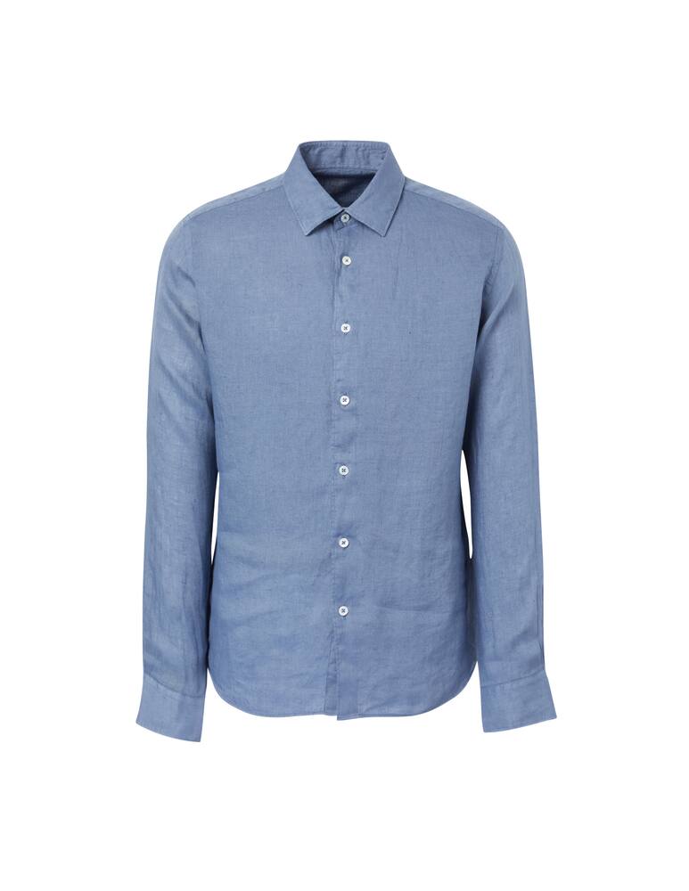 rinascente Altea Linen long sleeve shirt - blue