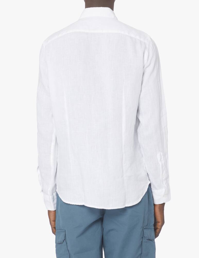 rinascente Altea Linen long sleeve shirt - white