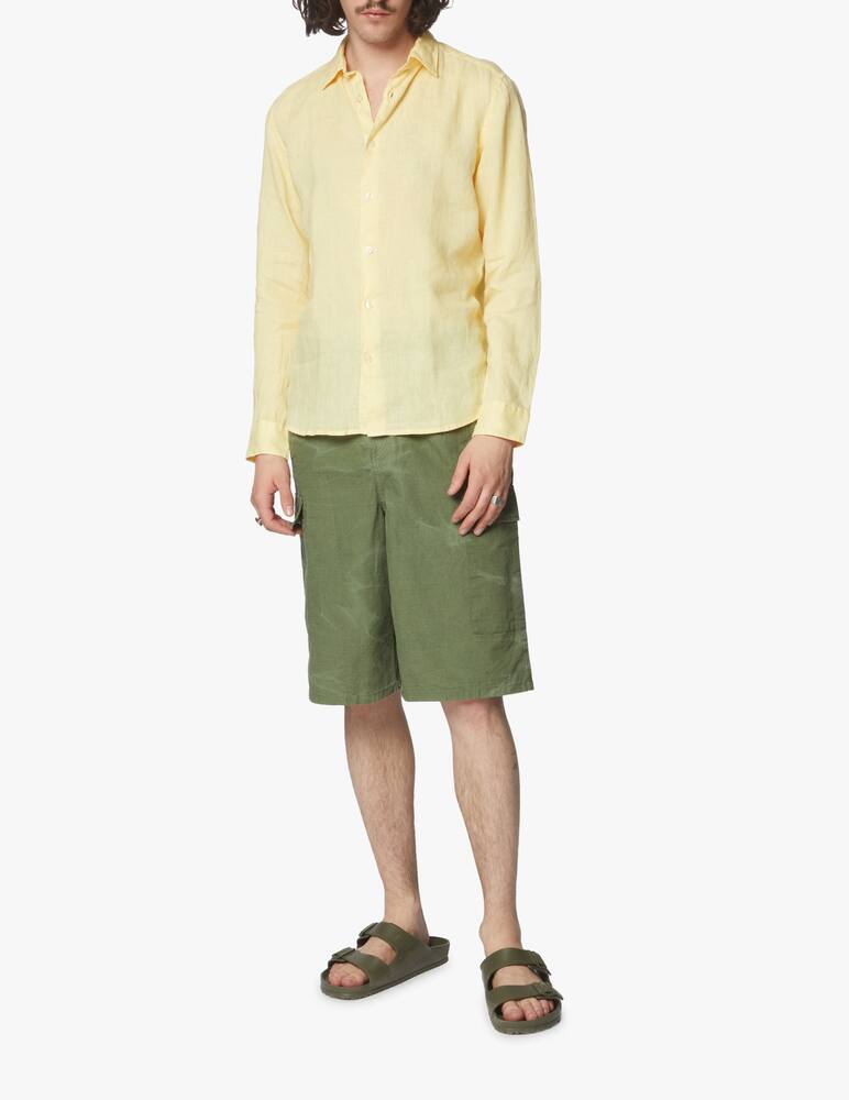 rinascente Altea Linen long sleeve shirt - yellow