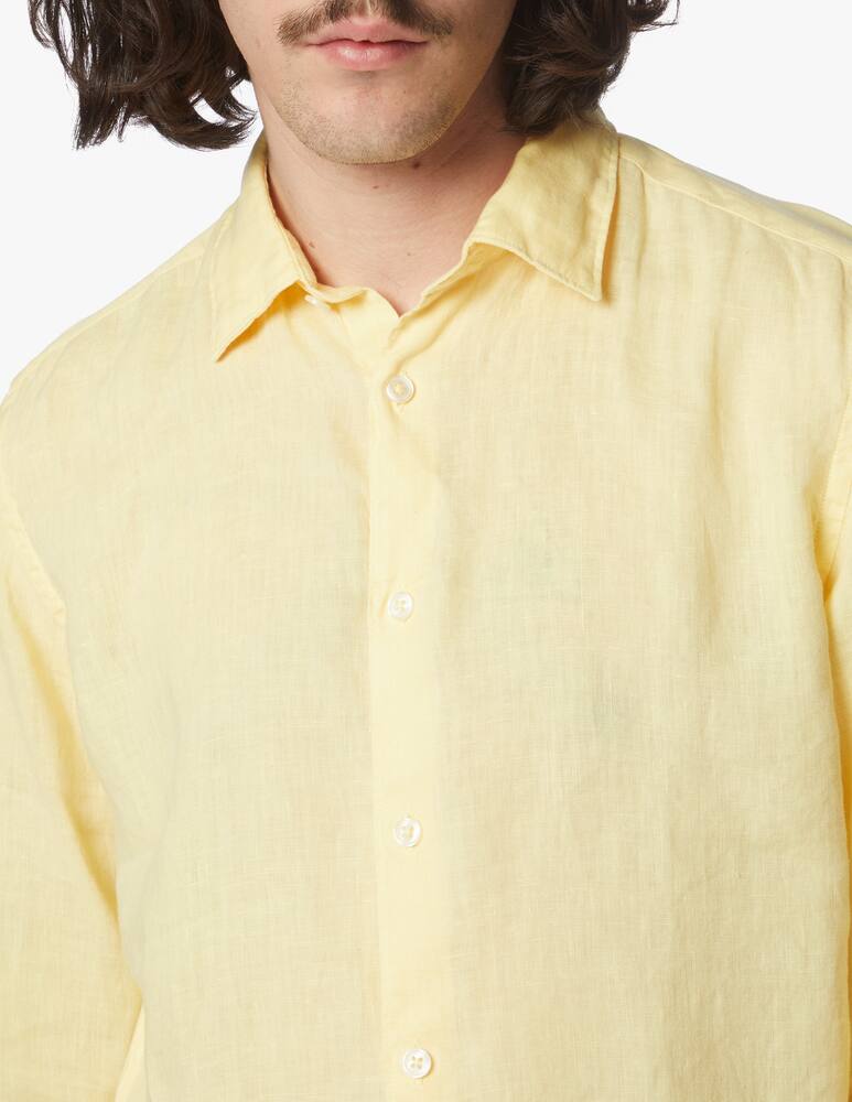 rinascente Altea Linen long sleeve shirt - yellow