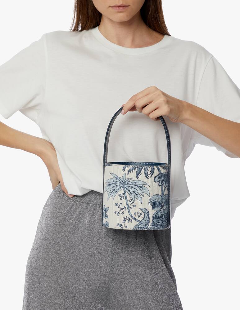 rinascente Staud Mini Bissett Canvas Borsa