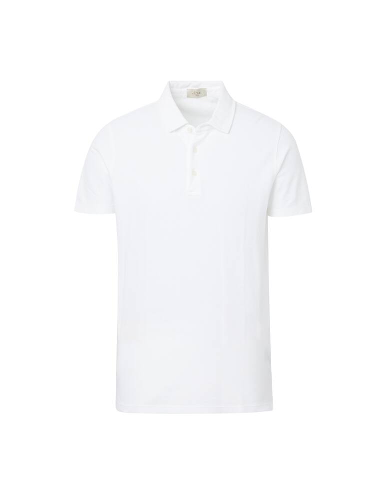 rinascente Altea Piquet short sleeve polo - white