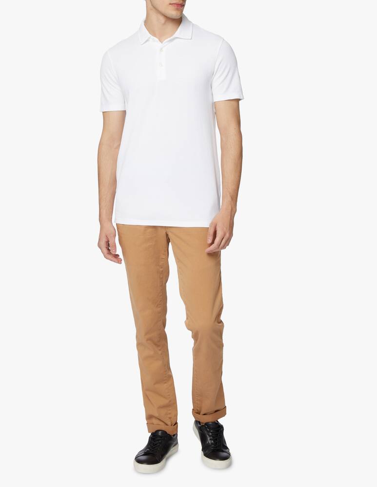 rinascente Altea Piquet short sleeve polo - white