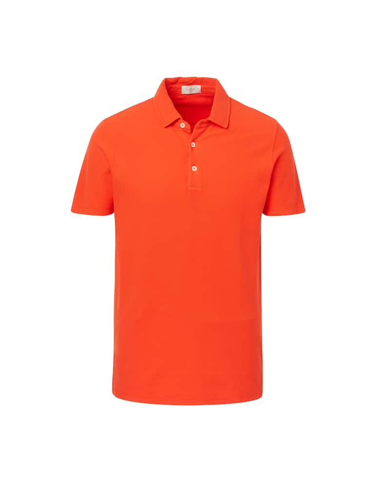 rinascente Altea Piquet short sleeve polo - red