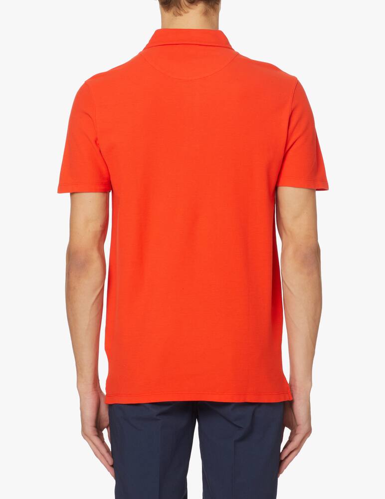 rinascente Altea Piquet short sleeve polo - red