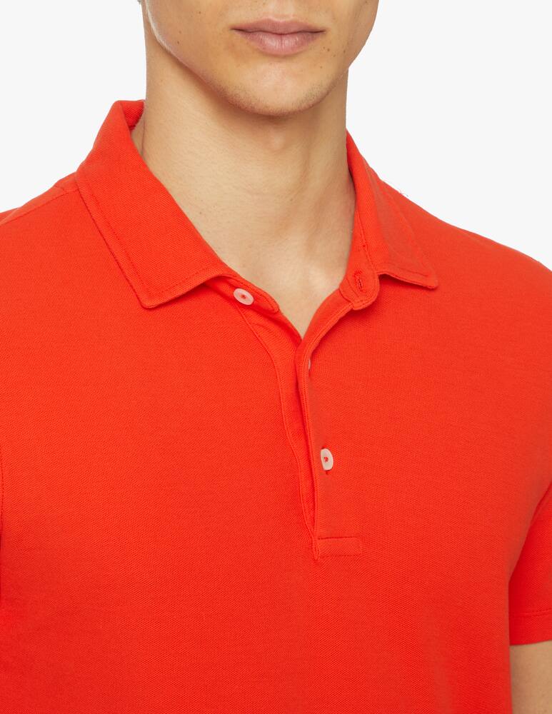 rinascente Altea Piquet short sleeve polo - red