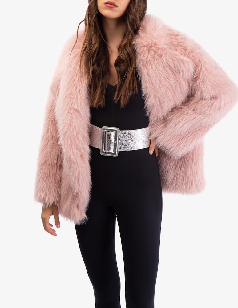 rinascente Le Volière Giacca in pelliccia sintetica