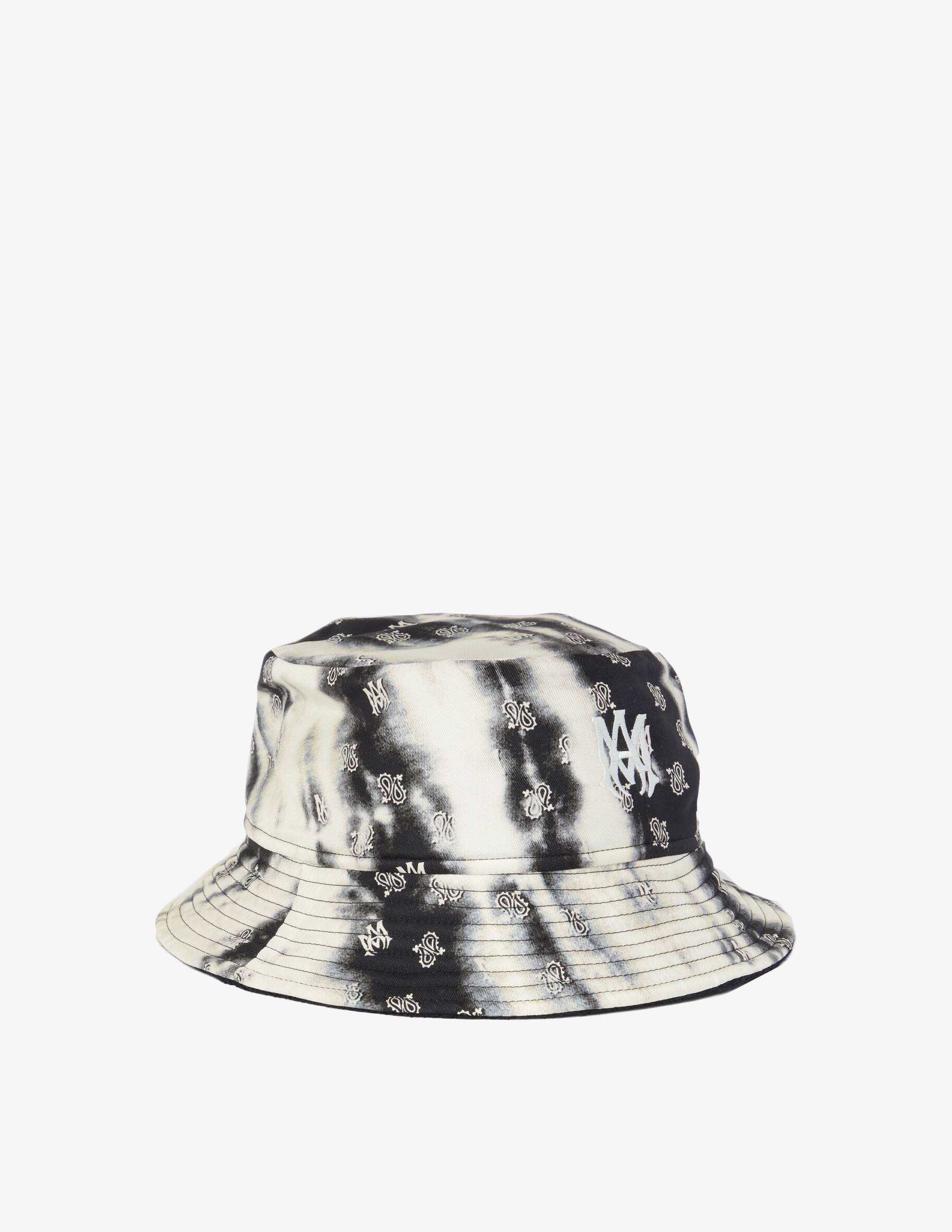Shop Amiri Micro paisley rev. bucket hat on Rinascente