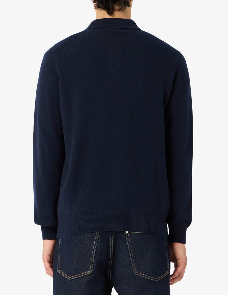 rinascente Rinascente Collection Lambswool long-sleeve polo jumper