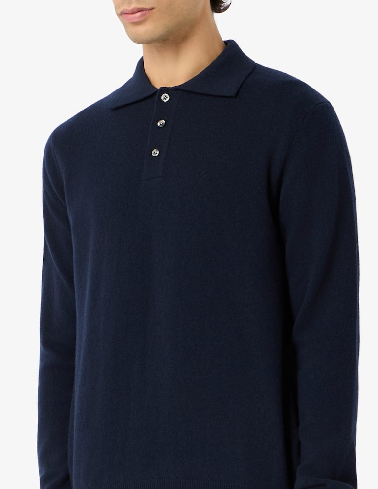 rinascente Rinascente Collection Lambswool long-sleeve polo jumper