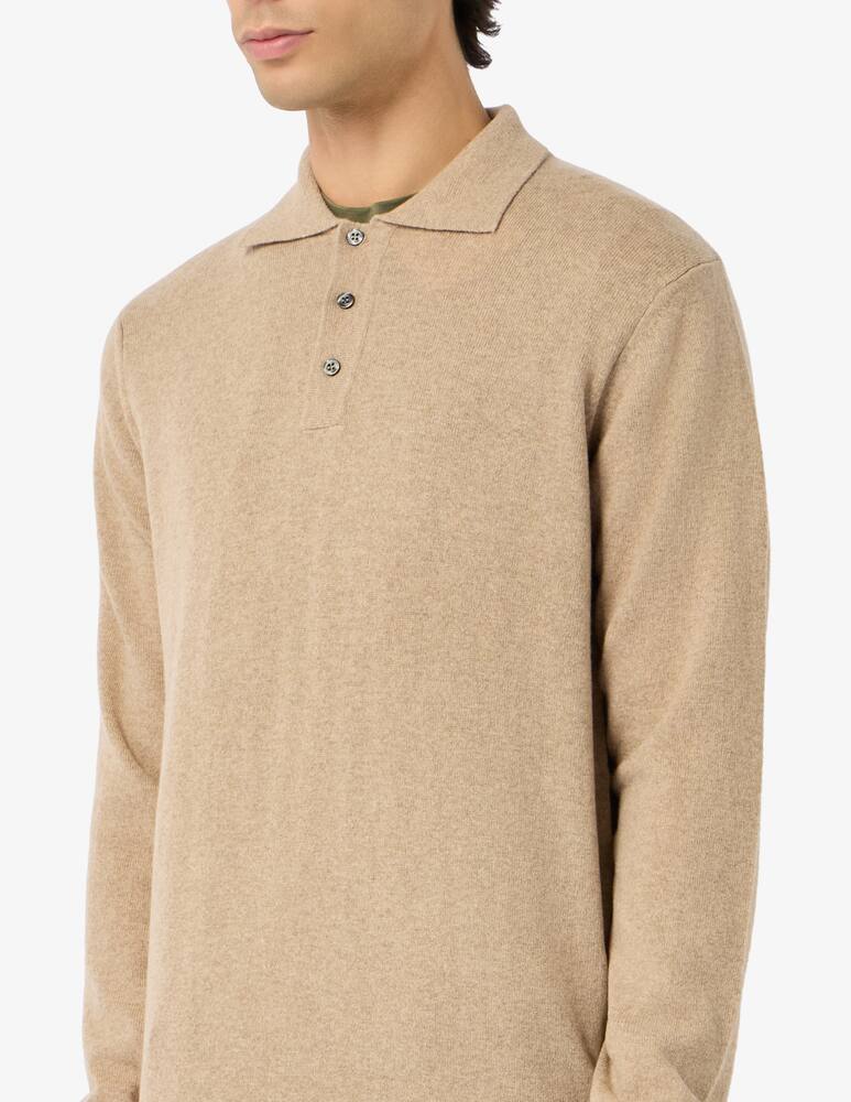 rinascente Rinascente Collection Polo manica lunga in lana d'agnello