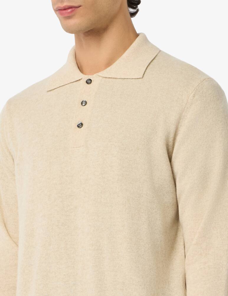rinascente Rinascente Collection Polo maniche lunghe in lana d'agnello