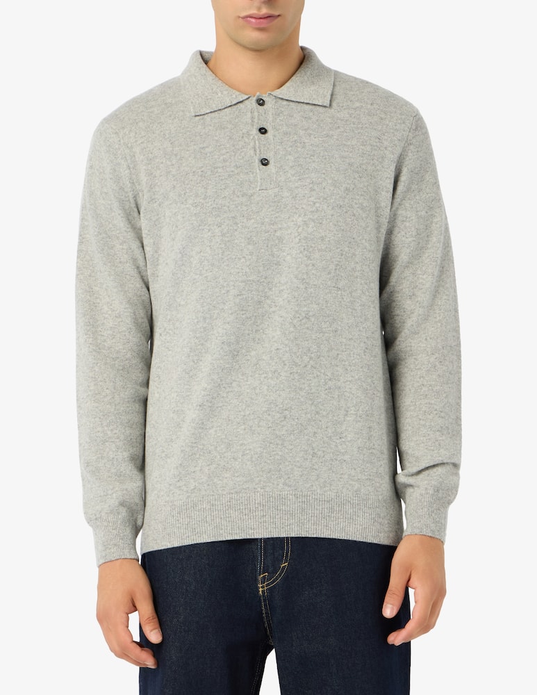 Rinascente Collection Lambswool polo jumper - picture 1 Rinascente Collection Lambswool polo jumper - picture 1