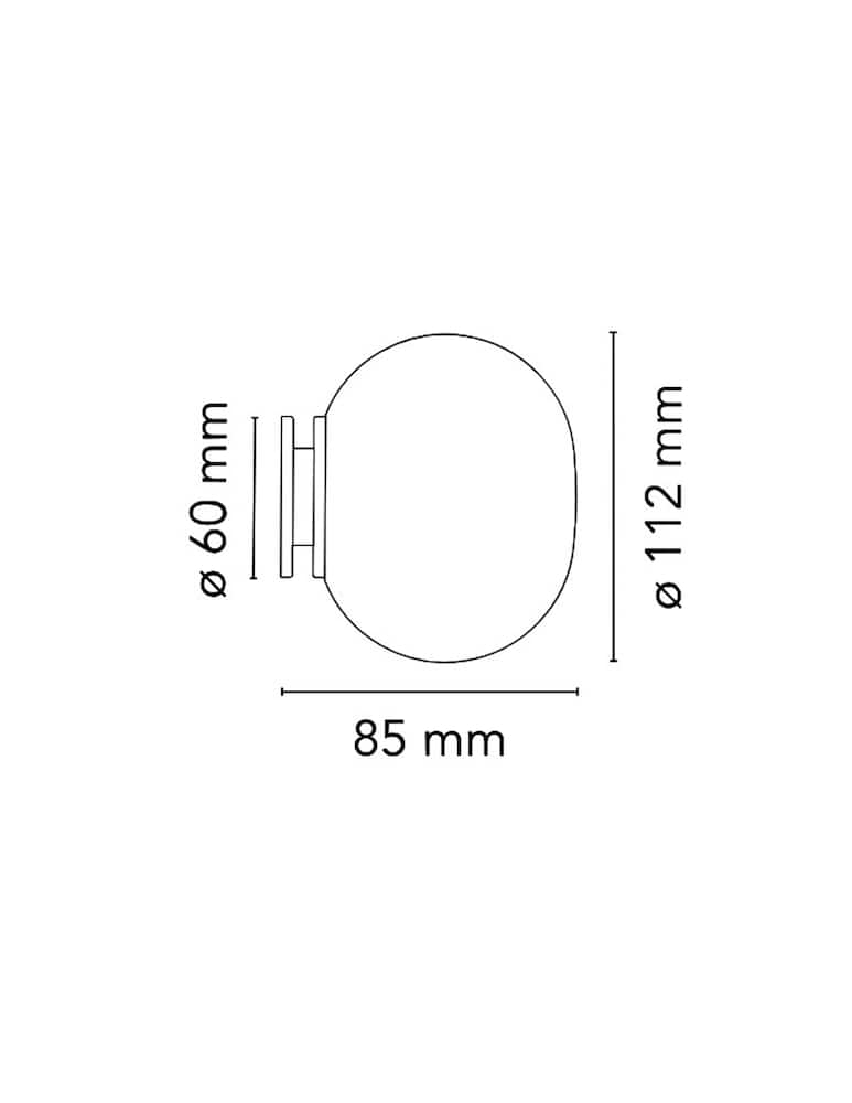 Flos Lampada da soffitto e parete Mini Glo-Ball C/W - immagine 4 Flos Lampada da soffitto e parete Mini Glo-Ball C/W - immagine 4
