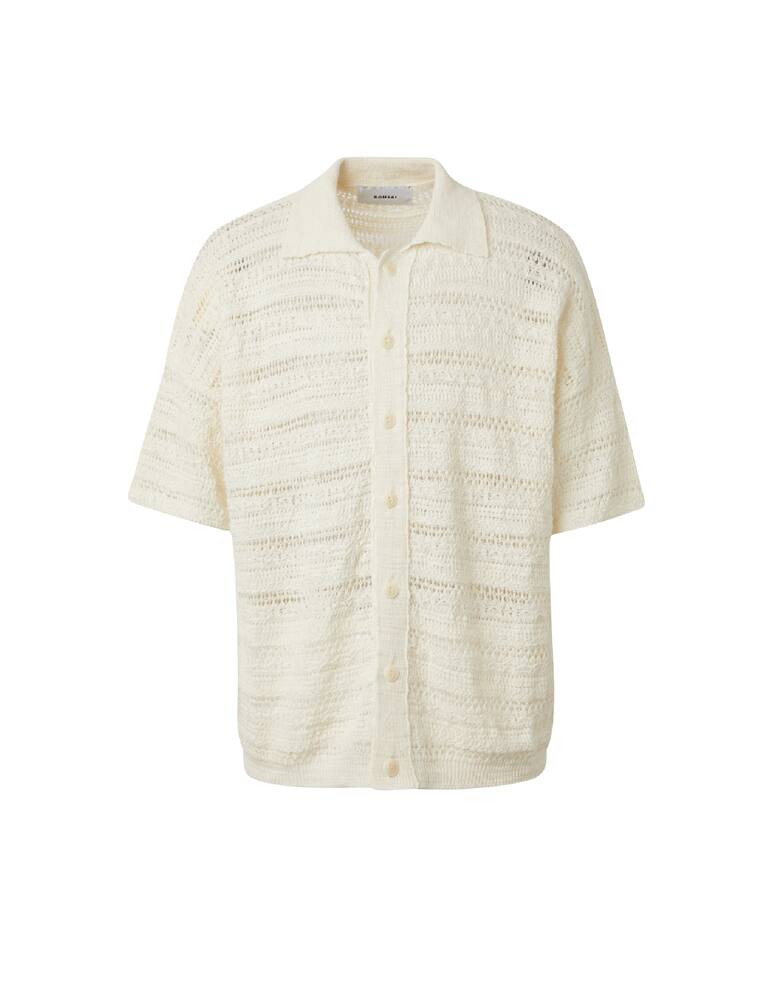 rinascente Bonsai Polo crochet manica corta - bianco