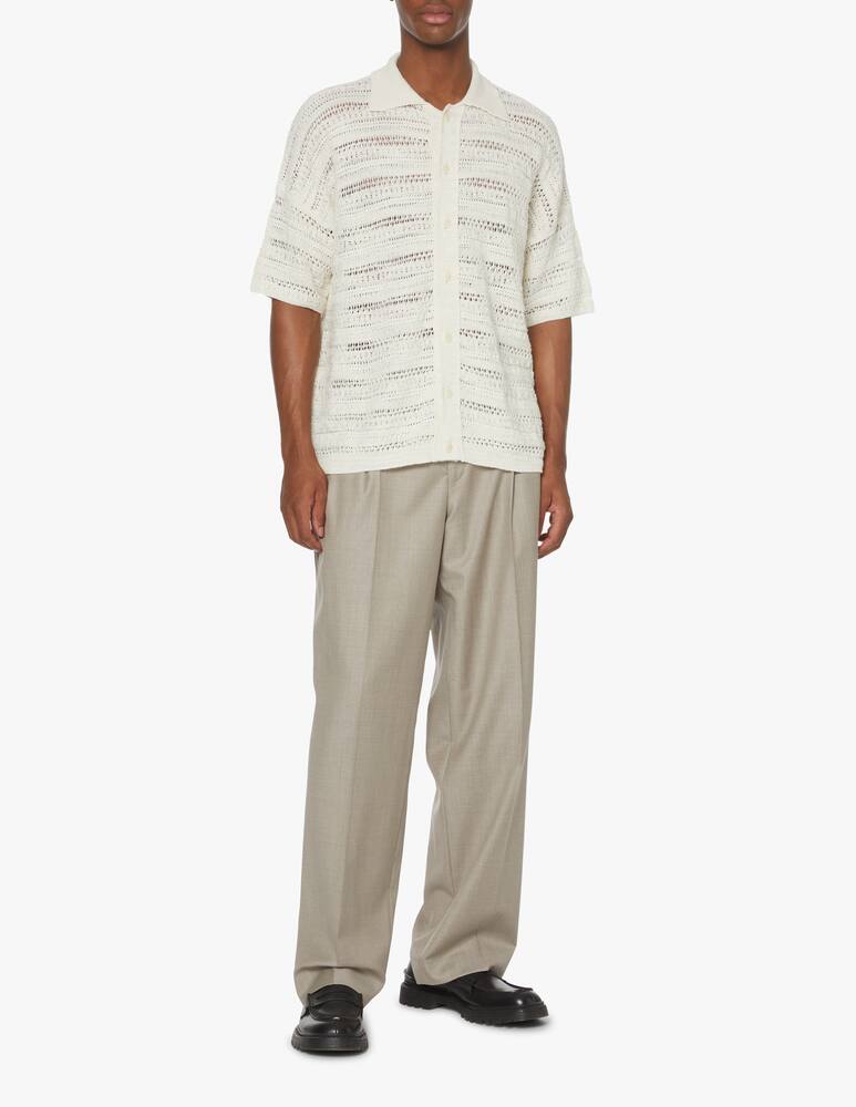 rinascente Bonsai Polo crochet manica corta - bianco