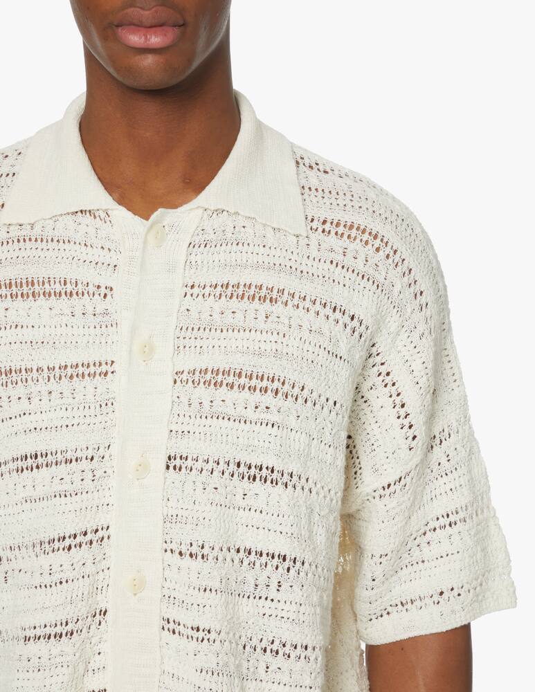 rinascente Bonsai Polo crochet manica corta - bianco