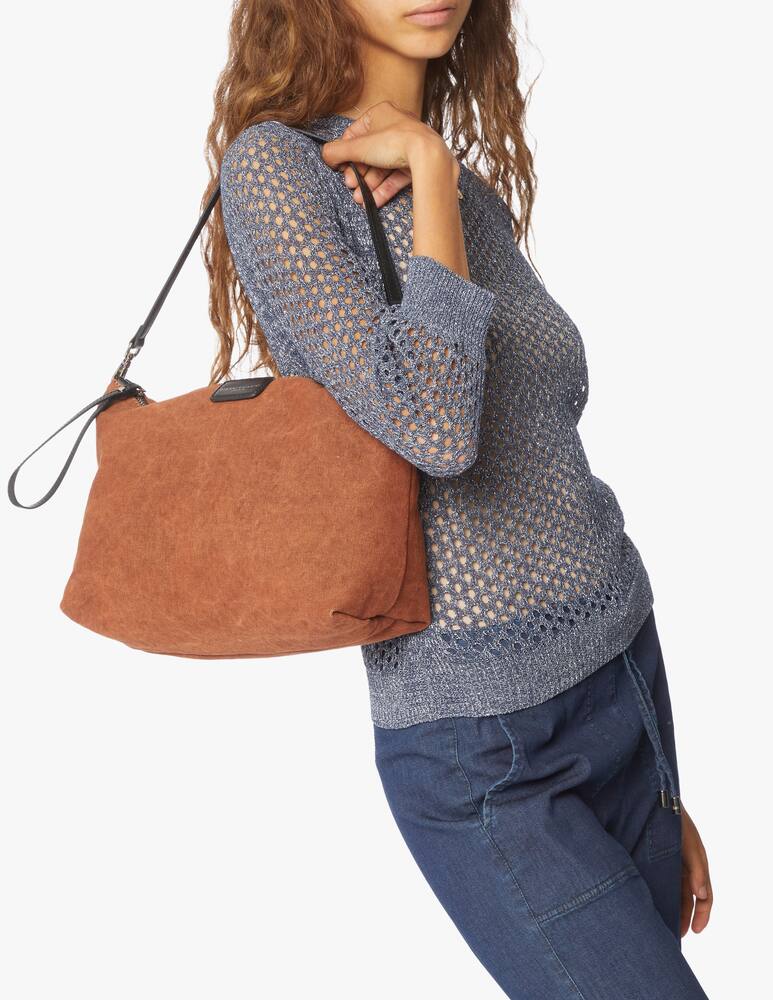 rinascente Marcella Club Maxi pouch in canvas