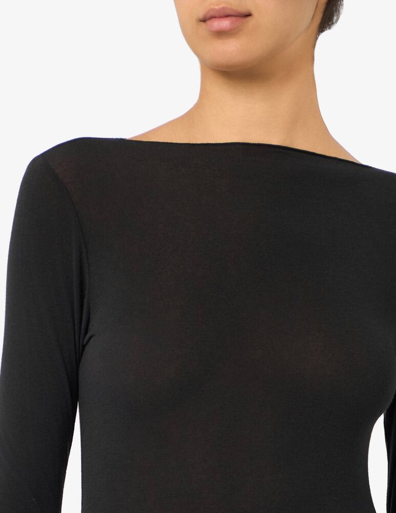 rinascente Rinascente Collection Boat-neck modal long-sleeve top