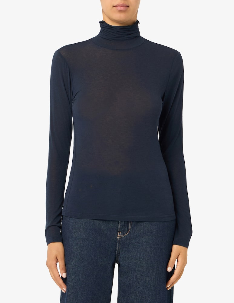 rinascente Rinascente Collection Modal lightweight roll-neck top
